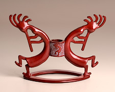 Kokopelli Candlesticks